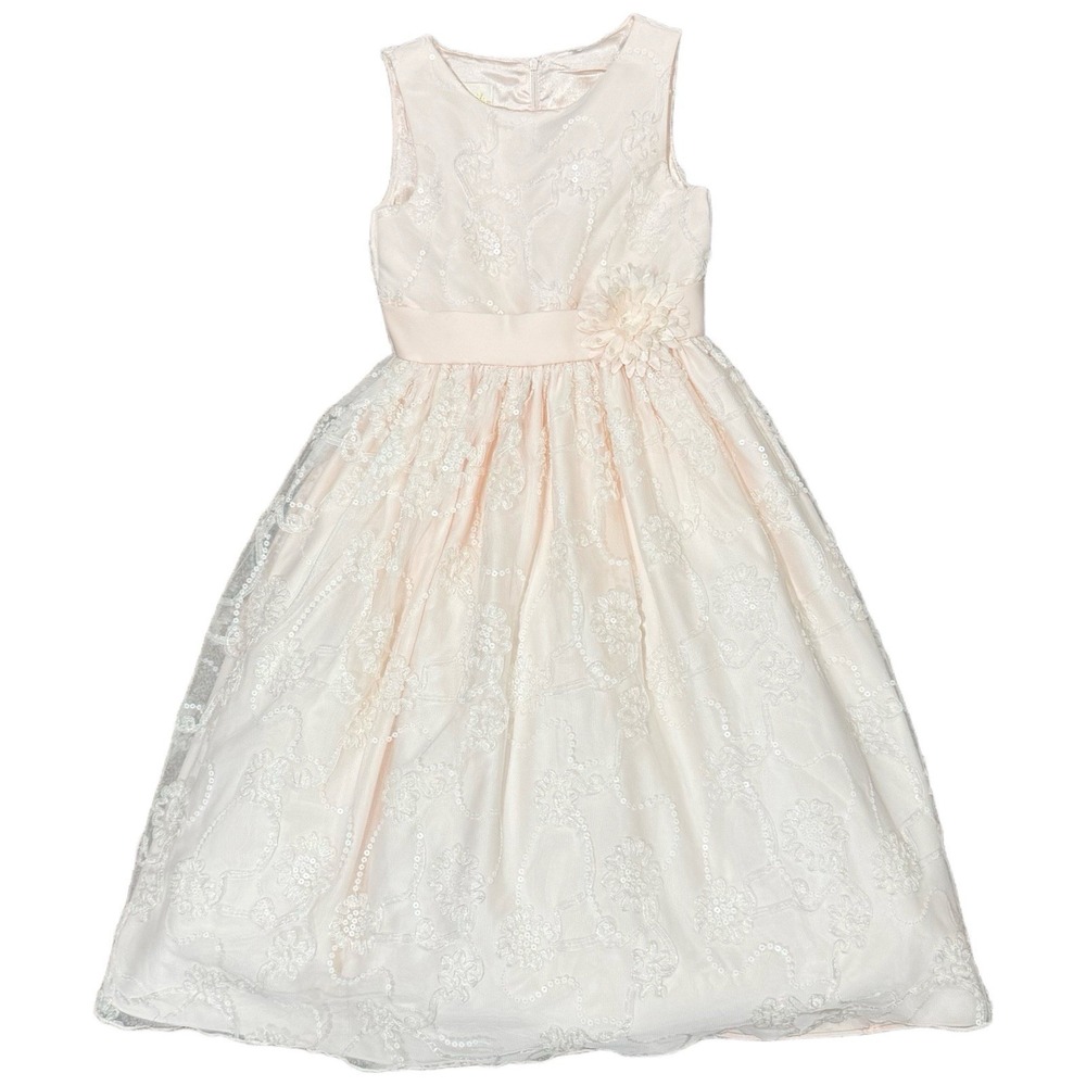 Girls Cinderella Dress Brand Pink Fancy dressy/formal/wedding SZ 8